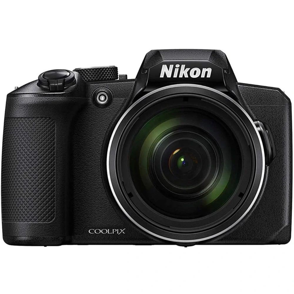 Nikon Black Digital Camera with Large Zoom Lens